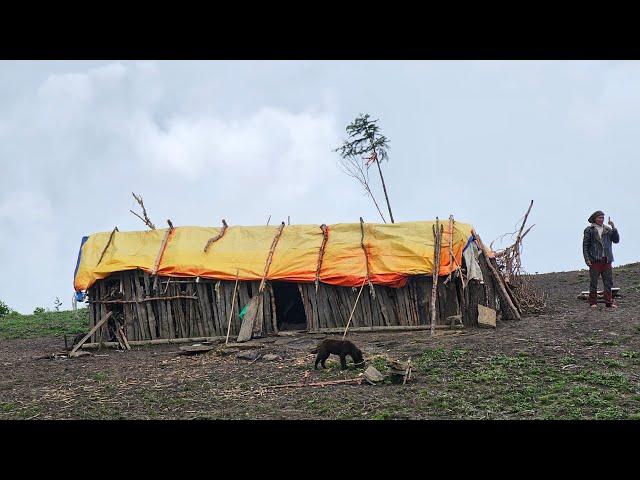 Organic Nepali Mountain Village Life in Nepal | Rainy Day in Rainy Season | Rural Life of Nepal