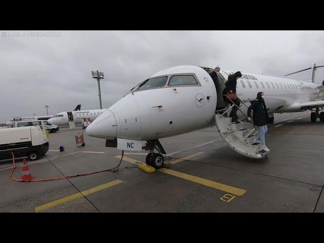 FLIGHTREPORT | Lufthansa CRJ-900LR | Economy | Münster/Osnabrück to Frankfurt! | Luca Aviation2019