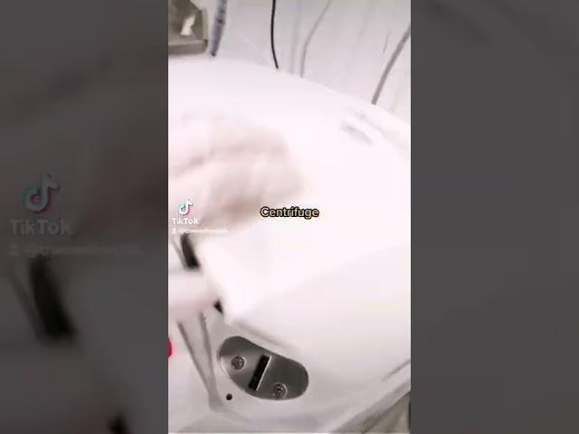 what do we do after blood extraction #microscope #laboratory #chemistry #medtech #blood
