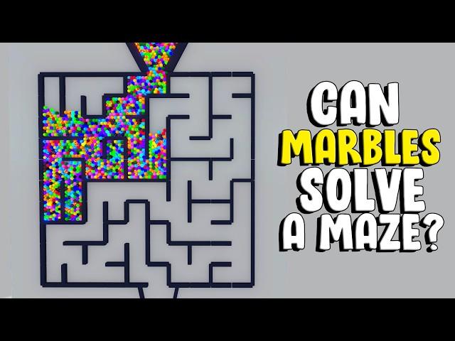 Can Marbles Solve A Maze?