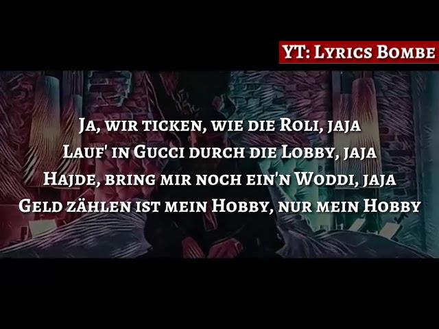 Capital Bra & Samra - WIR TICKEN (Official HQ Lyrics) (Text) | Lyrics Bombe