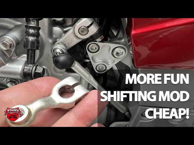 CHEAP Fun Shifting Mod for Yamaha FJR1300 With R1 Shifter Arm