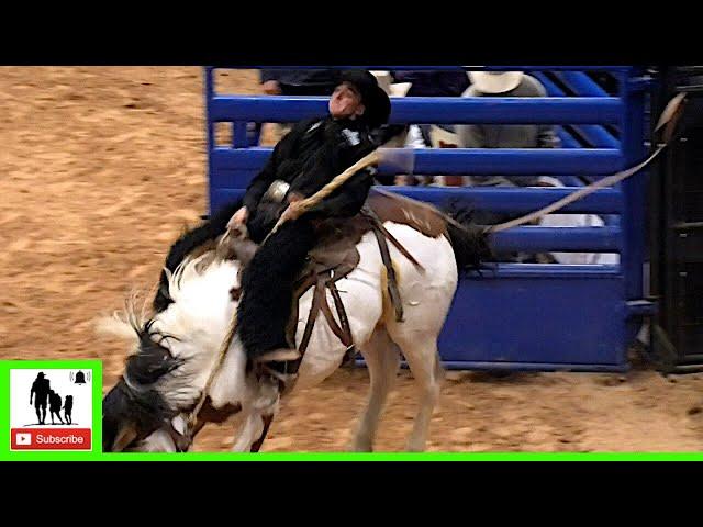 Bronc Riding Set 1 - 2020 WRCA World Championship Ranch Rodeo | Saturday Night