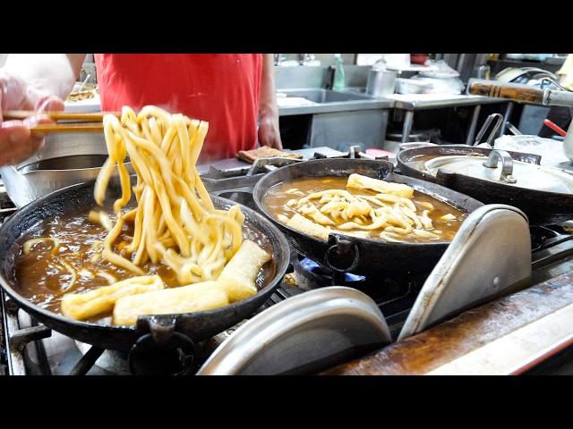 Incredible Popularity! The Giant Miso Udon with Shrimp Tempura!