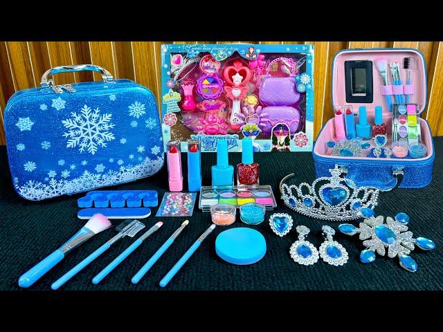 9 Minutes Satisfying with Unboxing Frozen Elsa Makeup Playset, Disney Toys Collection | ASMR