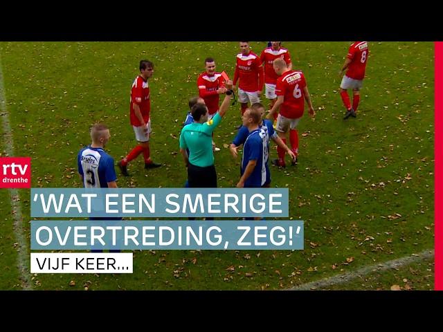 5 heftige tackles in het amateurvoetbal | RTV Drenthe