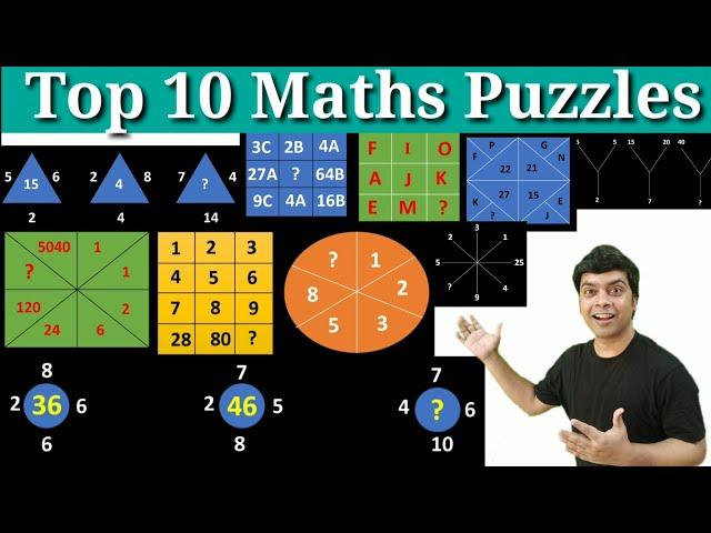 Top 10 Maths Puzzles | Maths Puzzle | How to solve maths puzzle easily | imran sir maths