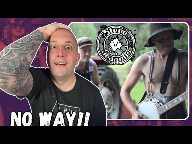 FIRST TIME Hearing Thunderstruck by Steve'n'Seagulls (LIVE) || What Did I Just Witness?!