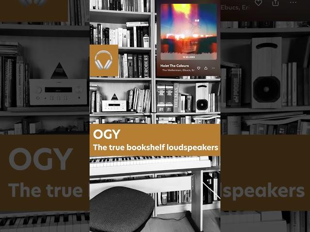 OGY The true bookshelf loudspeaker - can you believe it? Hoist the colours.