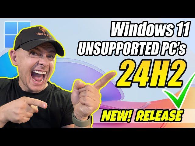 How to Install Windows 11 24h2 on Unsupported PC (Official Release)