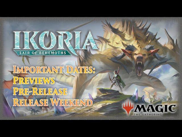 MTG Ikoria Lair of Behemoths Preview and PreRelease Dates