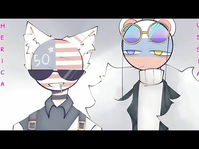 (俄美) Tổng Hợp TikTok Countryhumans • Russia x America #otp #ship #rusame #countryhumans