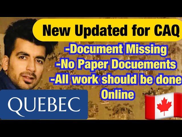 Updation for CAQ|| Arima Portal || Online Application || Quebec,Canada