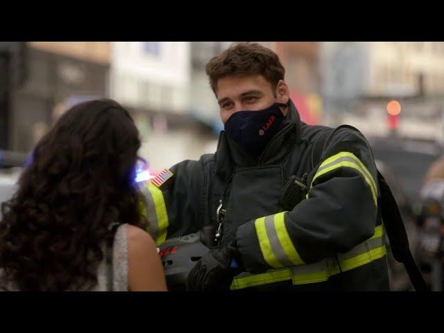 911 on fox 4x06 Eddie + Ana Flores