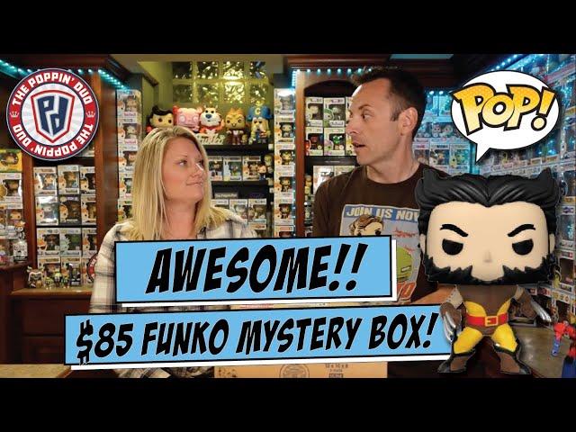 FUNKO POP MYSTERY BOX UNBOXING!! AWESOME $85 BOX from the NERDY NEWT