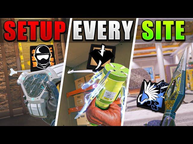 The BEST Site Setup For EVERY Bombsite In Rainbow Six Siege (2025)