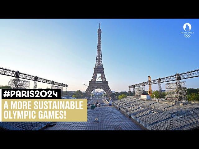 A more sustainable Olympic Games!  How Paris 2024 is doing more with less