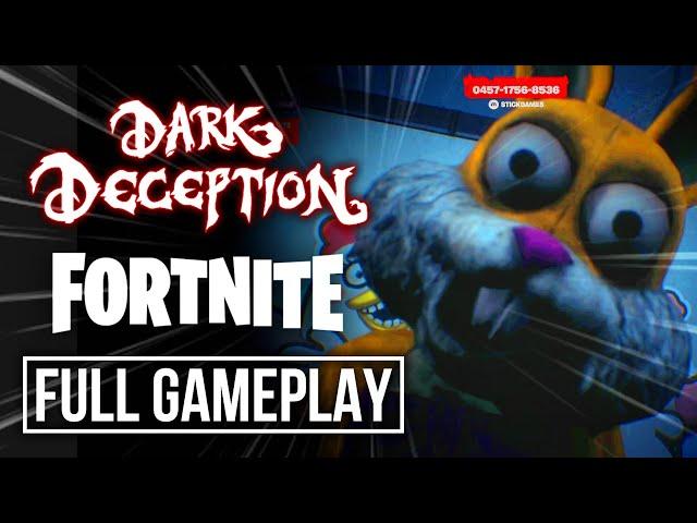 DARK DECEPTION FORTNITE FULL GAMEPLAY! (Joy Joy Gang, Monkey Business, Gold Watchers)