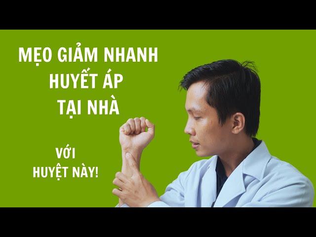 Cách chữa cao huyết áp tại nhà nhanh nhất | bấm huyệt chữa cao huyết áp| mẹo chữa tăng huyết áp