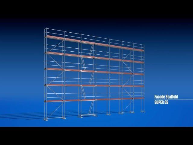 SUPER Facade Scaffold System by Scafom-rux