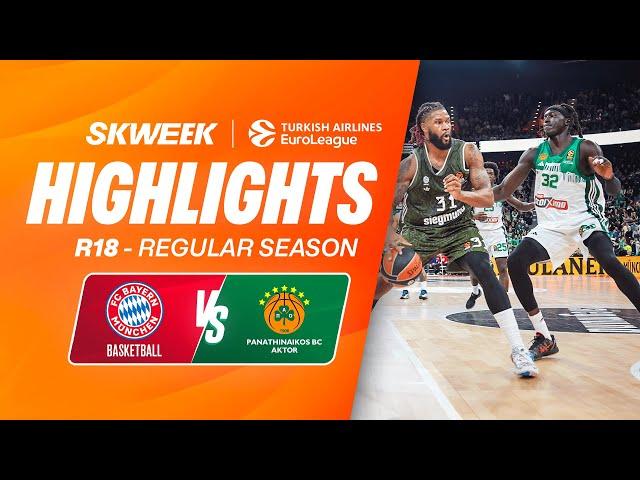 HUGE BATTLE IN MUNICH  - Bayern Munich vs Panathinaikos - Highlights EuroLeague R18