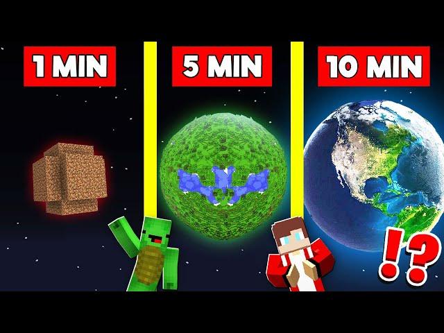 PLANET EARTH Build Battle Challenge In Minecraft - NOOB VS PRO - Maizen Mizen Mazien Parody