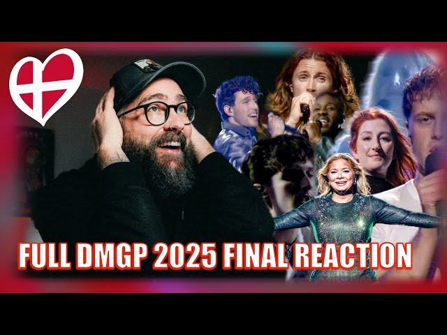 DMGP 2025 ALL SONGS REACTION & Rewatch of Dansk Melodi Grand Prix