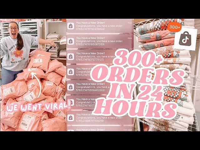 Our Small Business Went Viral on Tik Tok, Small Business Studio Vlog, ASMR Packing Orders