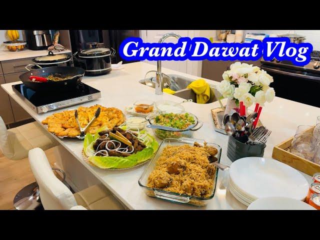 Grand Dawat Vlog | Friend k new ghar main pehli Dawat | Full menu and presentation 