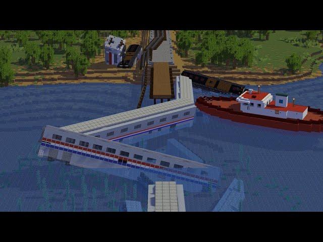 Big Bayou Canot Train Disaster in Minecraft Animation