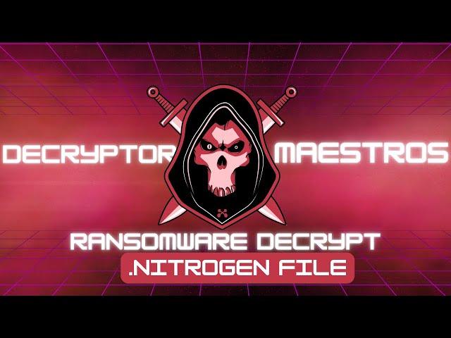 Decrypt Virus File| (.NITROGEN) Ransomware Removal & Decrypt .NITROGEN File