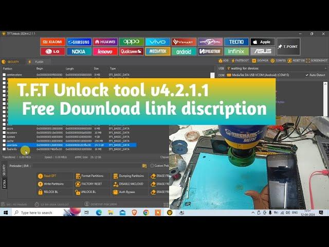 TFT UNLOCK TOOL V4.2.1.1 free tamil