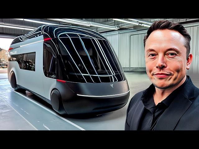 IT HAPPENED! Elon Musk Reveals Tesla RoboVan!