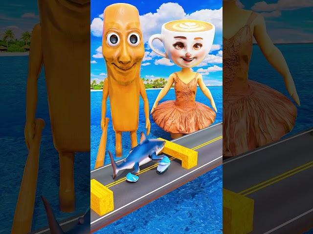 Tung tung tung sahur and ballerina cappuccina Brainrot Voice Challenge #brainrot