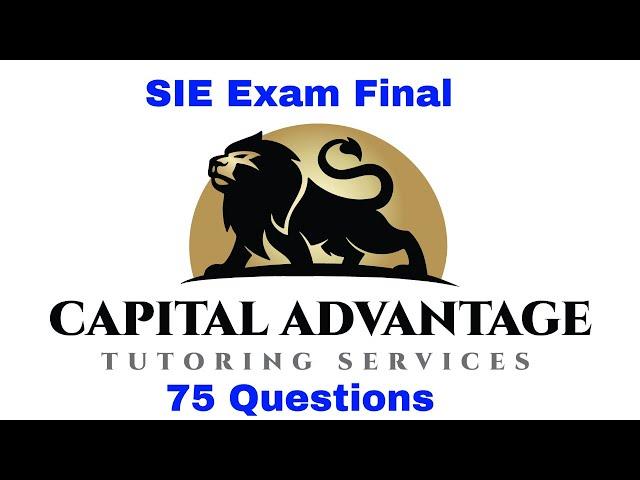 How to Pass the SIE Exam: Full 75 Question Final  ￼ #sieexam #finra