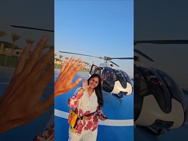 Helicopter  ride in dubai #shorts
