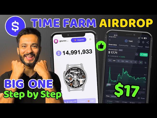 Time Farm Airdrop Full Details | Best Telegram Mining App | Time Farm Airdrop Withdrawal Soon