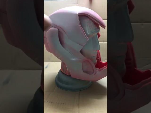 Priming the Iron Man 3D printed mk50 helmet #shorts