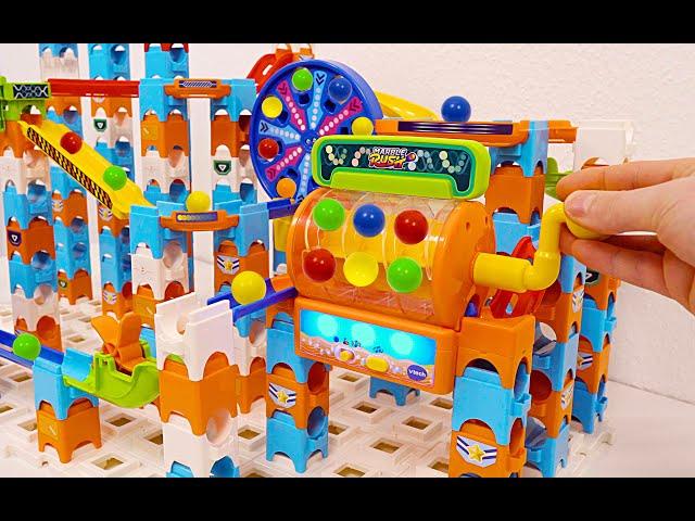 Vtech Marble Run Building Blocks ASMR | Marble Run Rolling Balls