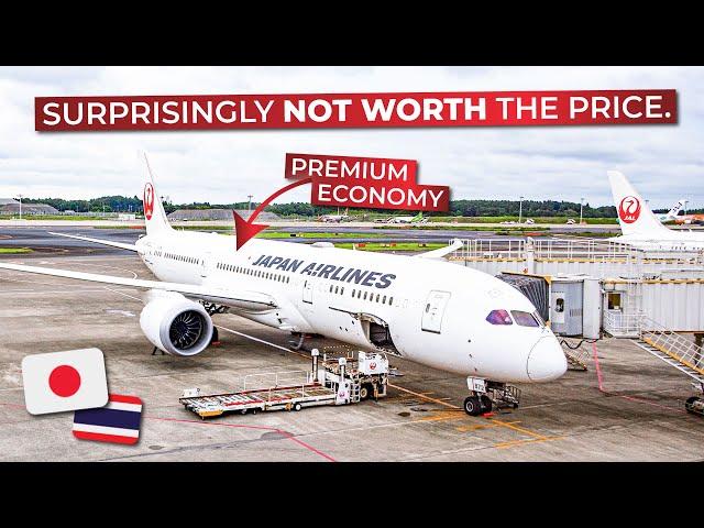 BRUTALLY HONEST | Expensive PREMIUM ECONOMY from Tokyo to Bangkok on Japan Airlines' Boeing 787-9!