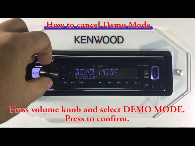 KDC 110U How to cancel Demo Mode