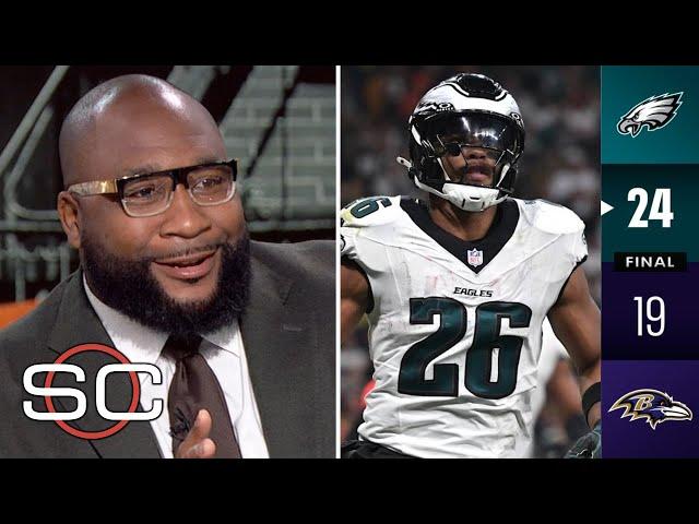 "Saquon Barkley for MVP!" - Marcus Spears reacts to Eagles beat Ravens 24-19 for 8th straight win