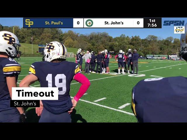 St. John’s Catholic Prep vs SP Varsity Football