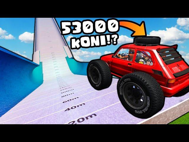 ️ SKOKI SUPERSAMOCHODAMI NA NOWEJ SKOCZNI!? | BeamNG Drive |