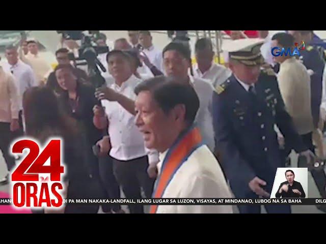 PBBM, napangiti na lang nang hingan ng reaksyon sa mga naging pahayag ni VP Duterte;... | 24 Oras