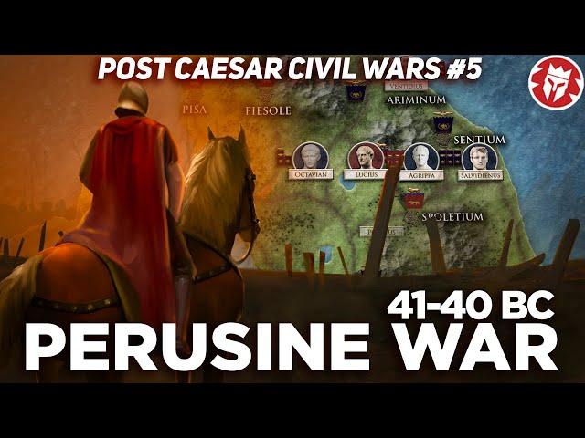 Perusine War - Octavian in Crisis - Post-Caesar Civil Wars DOCUMENTARY