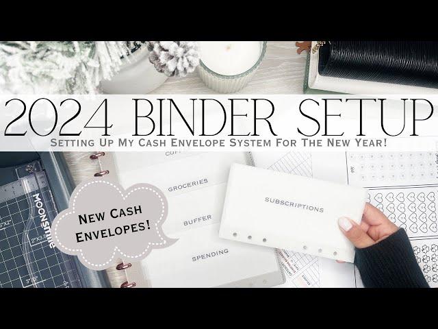 2024 Binder Setup | Setting Up My Cash Envelope System For The New Year | Adding New Envelopes!