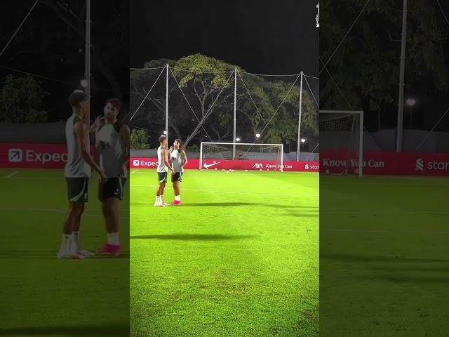 Dominik szoboszlai Free Kick in training! #viral #shorts