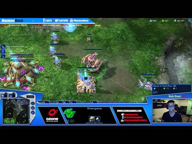 MaximusBlack vs Destiny showmatch, Game 1