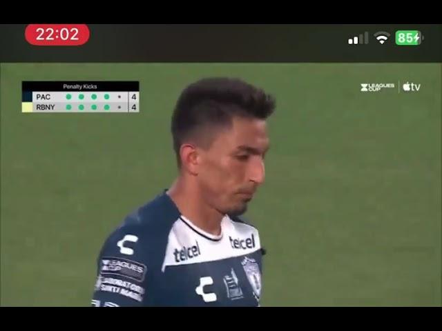 Angel Mena anotó el penal en la Leagues Cup con el Pachuca